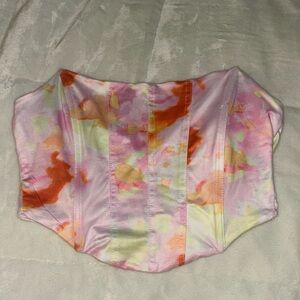 Corset strapless top